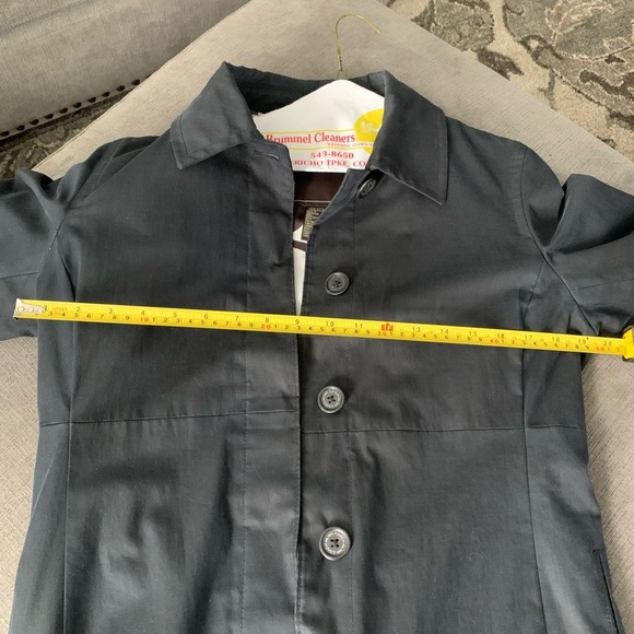 Coach Gray Trench Coat with Tailored Fit - Picture 9 of 11